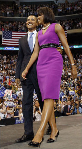 Michelle Obama iconic purple dress